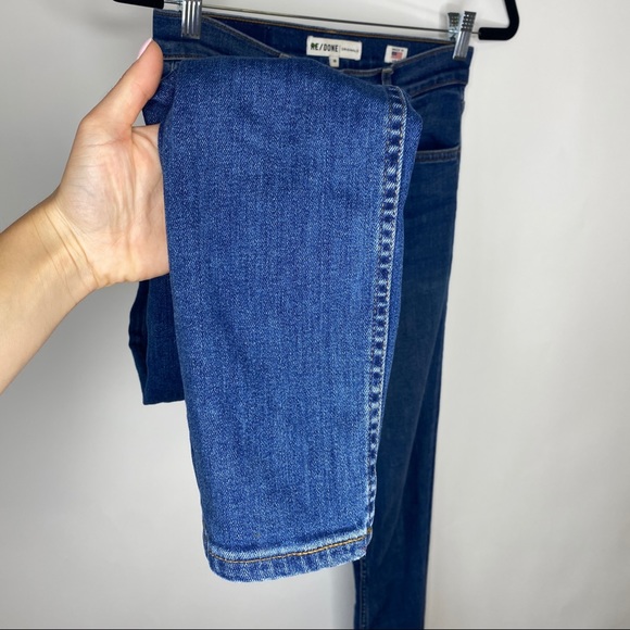 RE/DONE Denim High Rise Ankle Crop Skinny Jeans 26 - Picture 6 of 14